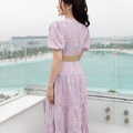 Đầm maxi tím lilac
