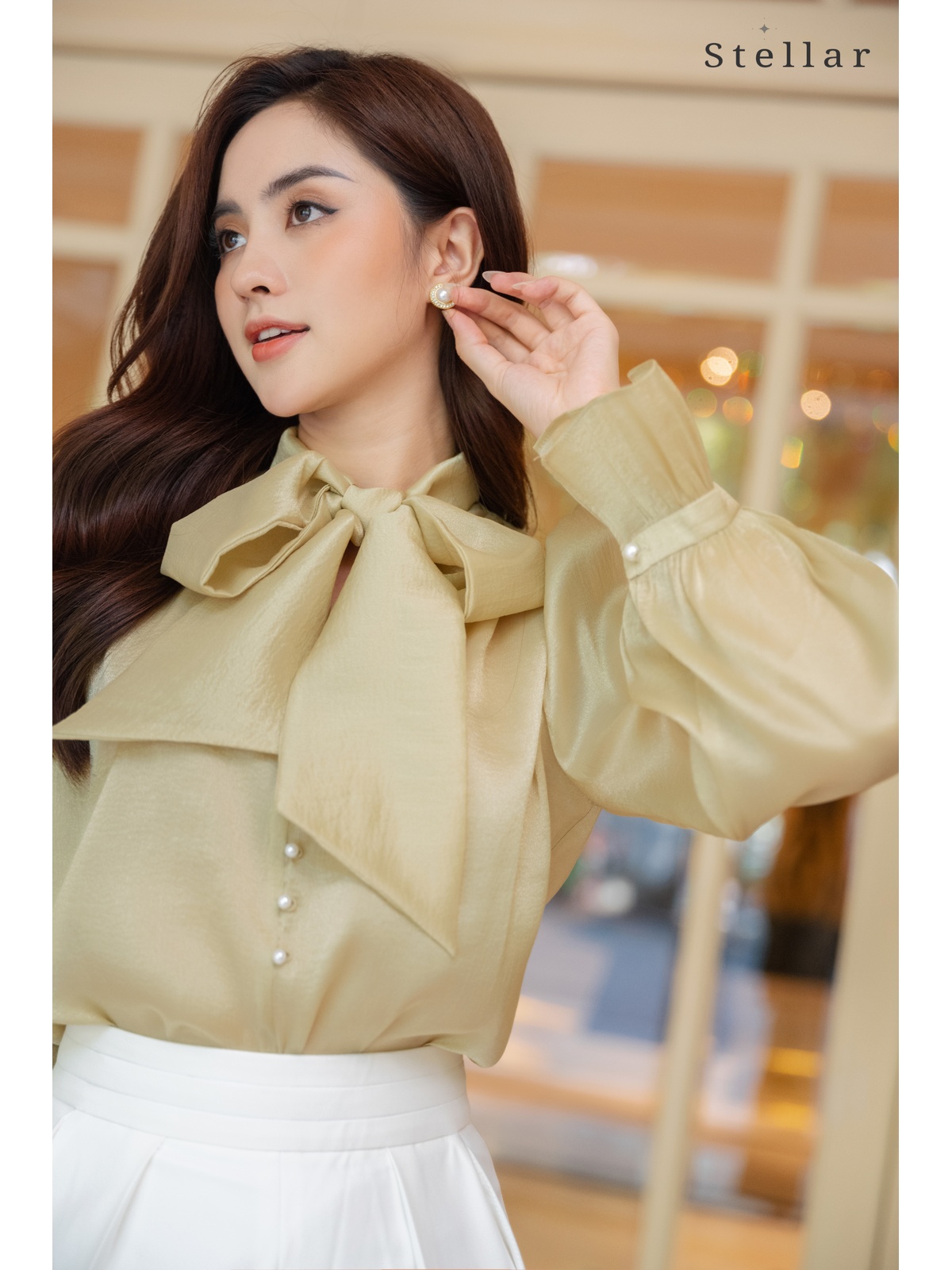 Quần xuông A nhẹ, cạp cao